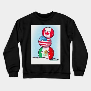 Canada America Mexico Crewneck Sweatshirt